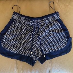 Zara navy shorts